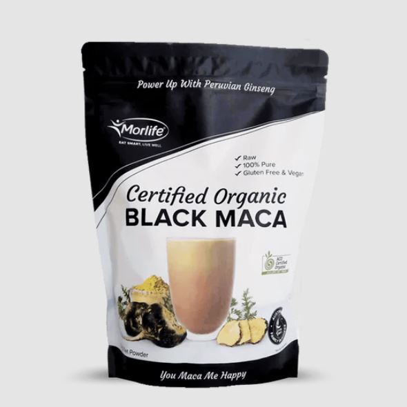 Certified Organic Black Maca Powder (1kg)