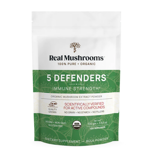 5 Defenders Organic Mushroom Complex (100g Powder)