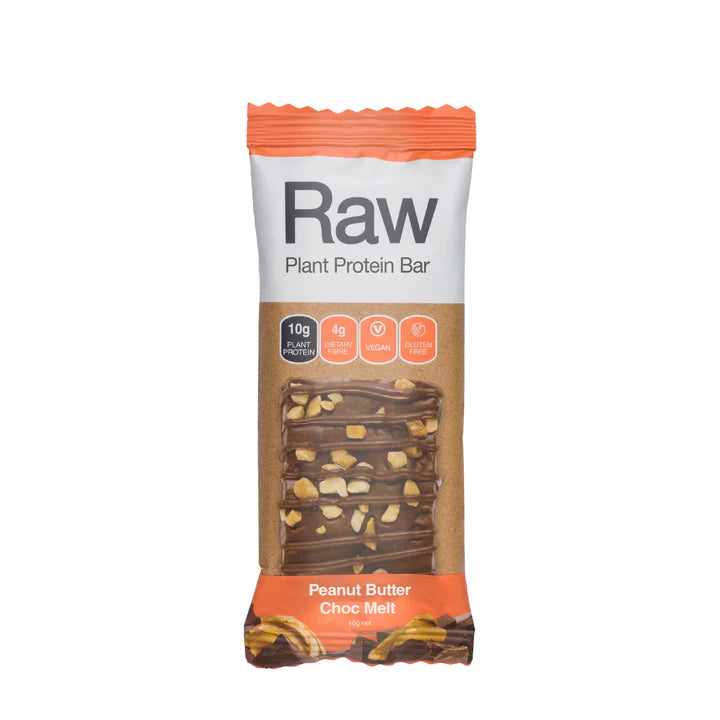 Raw Plant Protein Bars (Peanut Butter Choc Melt)