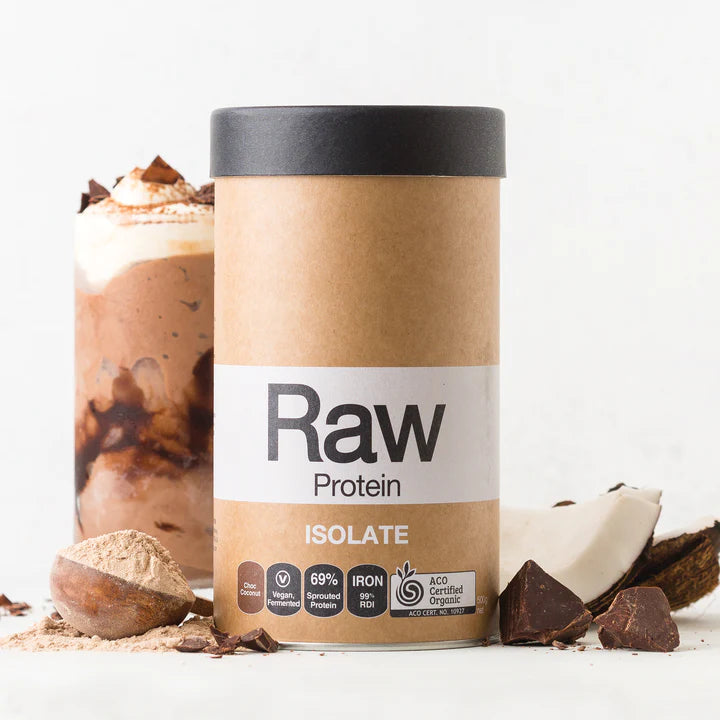 Raw Protein Isolate (Choc Coconut) (500g)