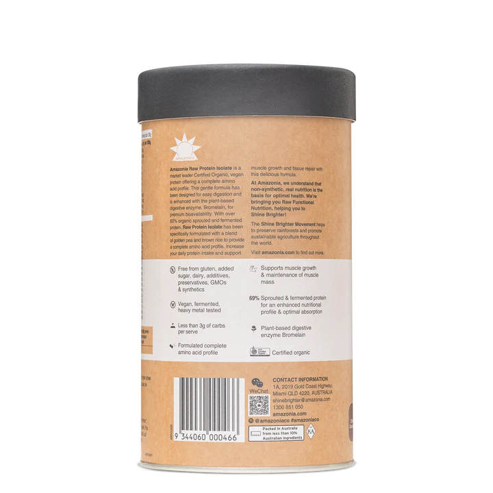 Raw Protein Isolate (Choc Coconut) (500g)