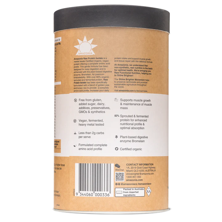 Raw Protein Isolate (Natural) (1kg)