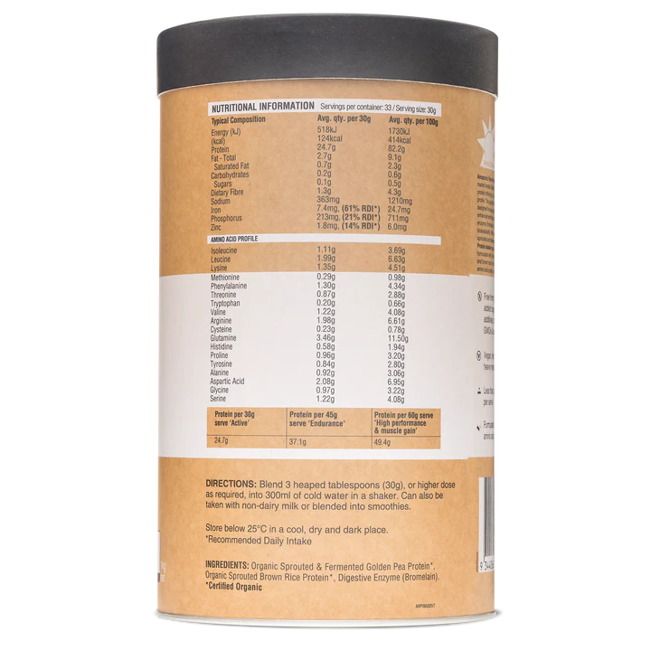 Raw Protein Isolate (Natural) (1kg)