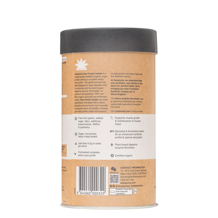 Raw Protein Isolate (Natural) (500g)