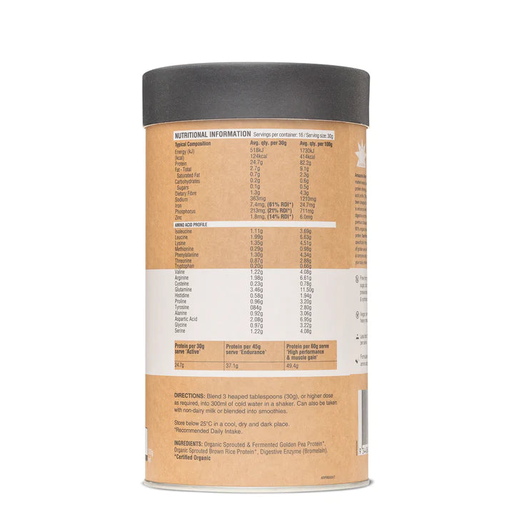 Raw Protein Isolate (Natural) (500g)