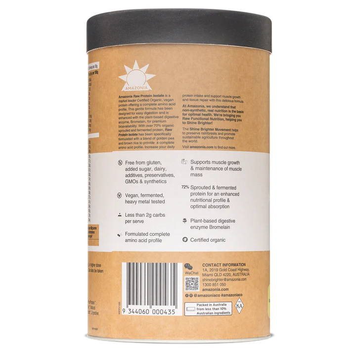 Raw Protein Isolate (Vanilla) (1kg)