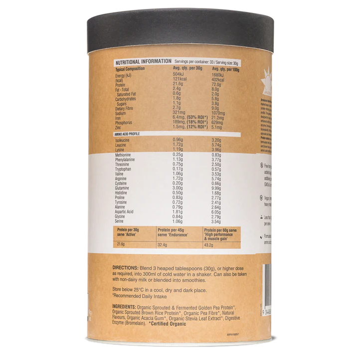 Raw Protein Isolate (Vanilla) (1kg)