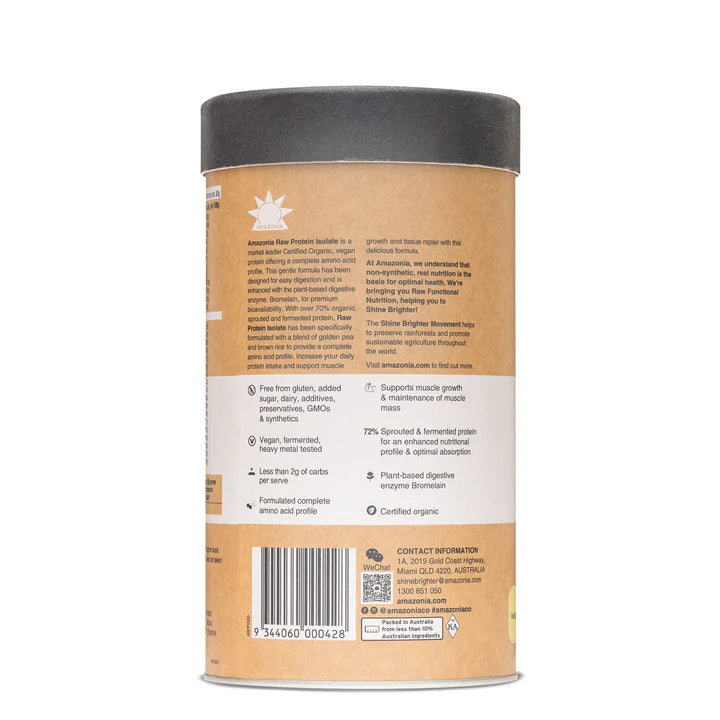 Raw Protein Isolate (Vanilla) (500g)