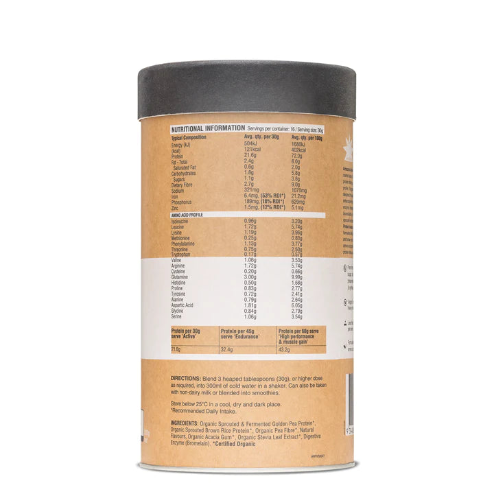 Raw Protein Isolate (Vanilla) (500g)